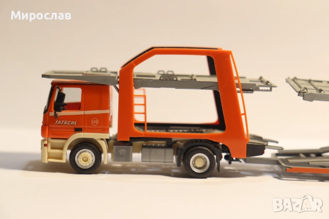 HERPA H0 1/87 MERCEDES КАМИОН МОДЕЛ ВЛЕКАЧ АВТОВОЗ, снимка 2 - Колекции - 52636021