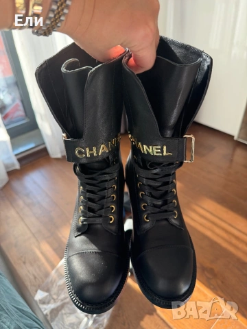 Боти Chanel 39 номер, снимка 5 - Дамски боти - 53132568