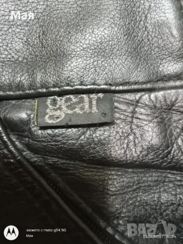 Мъжки мото панталон кожа  Срязани са крачолите за ботуши, снимка 4 - Аксесоари и консумативи - 50056867