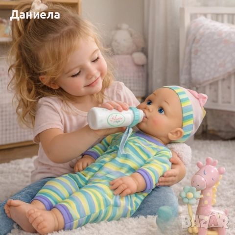 Кукла бебе My Sweet Love с 10 звука и аксесоари – идеален подарък за малки грижещи се сърца, снимка 2 - Кукли - 52826403