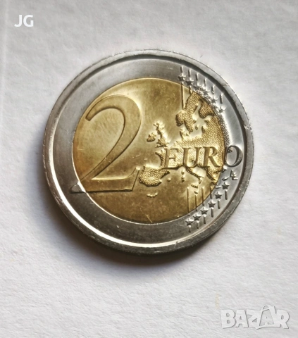 2 евро Италия 2019 Леонардо да Винчи 500 години от смъртта му Италианска монета