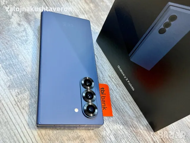 Samsung Galaxy Z Fold 6 512 GB 12 GB Ram Гаранционен Технополис Отличен Blue, снимка 1 - Samsung - 49146866