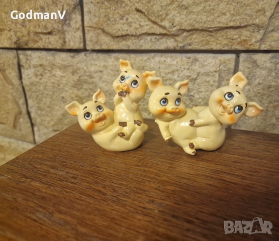 Декоративни фигурки на прасенца, снимка 2 - Декорация за дома - 52870471