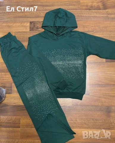 📌#Дамски #Комплект с #Камъчета С М Л размер 28 евро ЕКОНТ, снимка 9 - Спортни екипи - 53144939