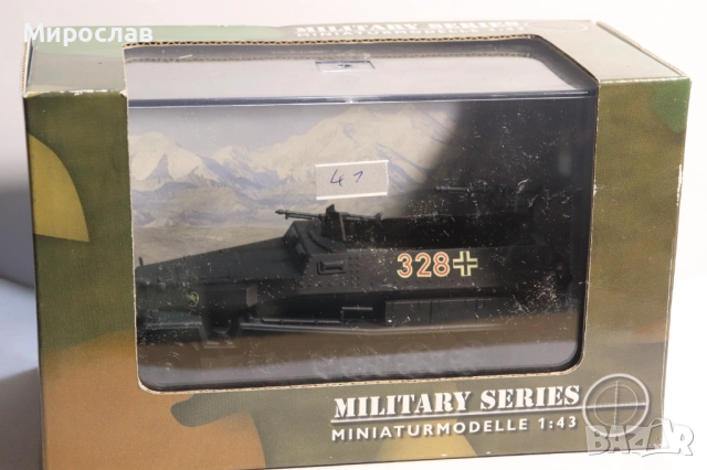 1:43 SCHUCO ТАНК КОЛИЧКА ВОЕНЕН МОДЕЛ ИГРАЧКА