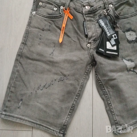 Мъжки дънкови къси гащи DSQUARED2 размер W44, W46, W48, W52, снимка 4 - Къси панталони - 50637053