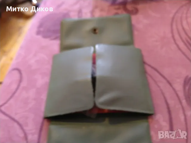 Магнитен шах от соца рядък сгъваем в кожено калъвче от соца 115х90мм нов, снимка 11 - Шах и табла - 50113550