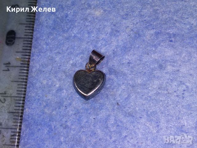 ПРЕКРАСНО СРЕБЪРНО МЕДАЛЬОНЧЕ СЪРЧИЦЕ СРЕБРО 925 с ИСКРЯЩИ ЦИРКОНИ АРТ ПЕНДАНТ 44311, снимка 8 - Колиета, медальони, синджири - 45773106