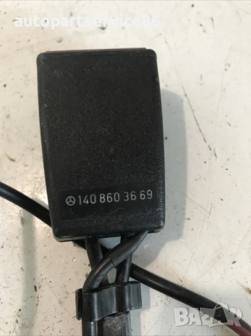 Предна катарама за предпазен колан S350Td за Mercedes W140 (1996) 1408603669, снимка 3 - Части - 54166276