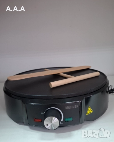 Уред за палачинки MUHLER MHT-383, 1200W, снимка 3 - Други - 52942935