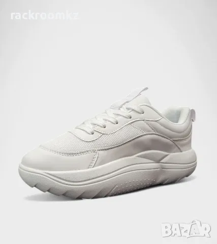 Дамски маратонки с удобна анатомична подметка D9178-2 all white, снимка 2 - Маратонки - 50066975