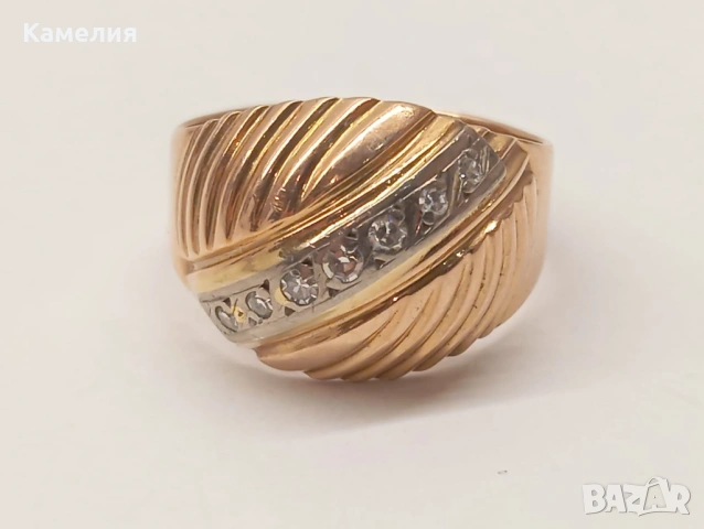 Руско злато , снимка 2 - Пръстени - 53306538
