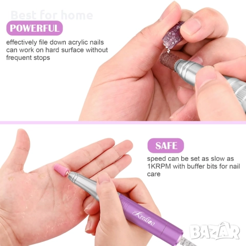 Kredioo бормашина за нокти, снимка 7 - Друга електроника - 52573007