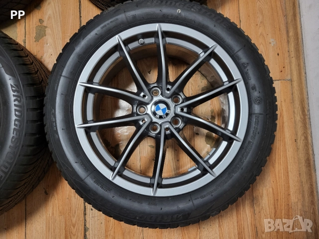 Джанти 17" 5х112 ОЕ BMW Style 768 Зимни гуми Bridgestone 225/50/17, снимка 4 - Гуми и джанти - 52949412
