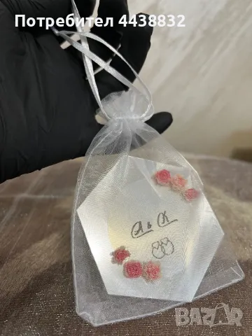 Огледални магнитчета с текст по избор, снимка 2 - Други - 49810002