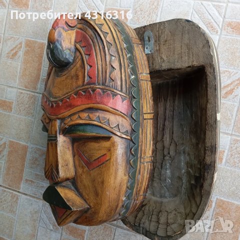 Две големи стари маски , снимка 2 - Колекции - 50989082