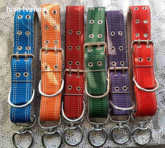 6 вида цвят Текстилни каишки за голямо куче  