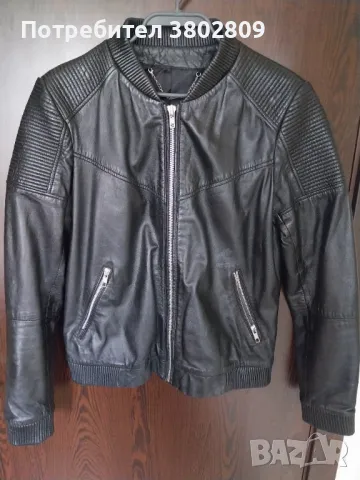 Кожено яке, Mango , 100% овча кожа