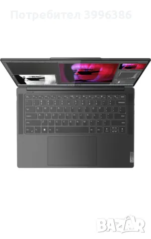 Lenovo Yoga Pro 9 14IRP8 с Intel Core i7-13705H (1.8/5.0GHz, 24M), 16 GB, 1TB M.2 NVMe,RTX 4050, снимка 3 - Лаптопи за работа - 48717307