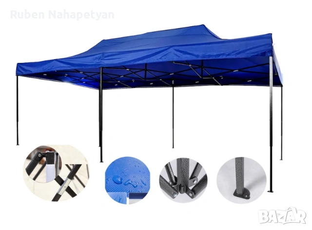 Шатра Лукс Шестеграна , снимка 2 - Градински мебели, декорация  - 54058698