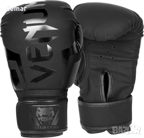 Боксови ръкавици за деца, тренировъчни, 113,4 грама, черни, XS и S, снимка 1 - Бокс - 44938092