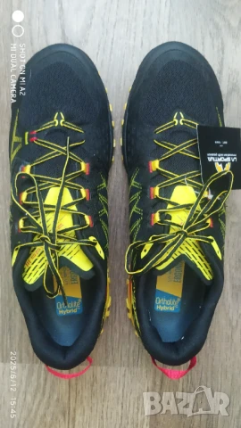 La Sportiva Bushido 3 Black/Yellow  45.5, снимка 9 - Маратонки - 50643865