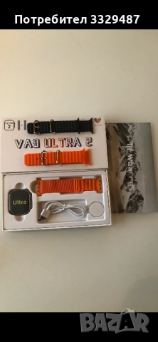  Apple Watch ultra gen 2 VA 9  49мм 2,2 инча дисплеи Смарт часовник, снимка 2 - Смарт часовници - 52337727