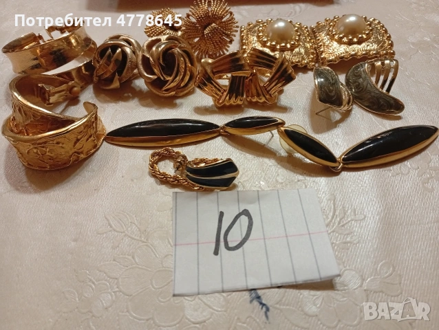 стари,ретро винтиш обеци,бройки и др., снимка 3 - Други ценни предмети - 54301360