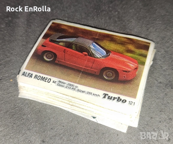 Картинки от дъвки Turbo 121-190, пълна серия !, снимка 2 - Колекции - 53440065