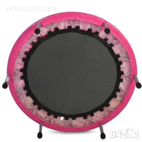 Батут без мрежа Byox 101cm/96cm — розов и син, до 100 кг, снимка 3 - Други спортове - 53537477