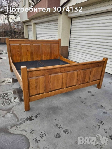 Масивна дъбова спалня в стил Рустик