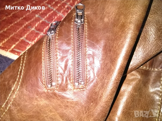 Maze немско рокрско яке женско с цип две позиции марково естествена кожа размер ХЛ като ново, снимка 9 - Якета - 52458385