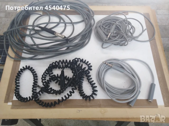 Кабели, стерео, моно, куплонги стойка за микрофон, удалжители за микрофони и други , снимка 3 - Микрофони - 51117065