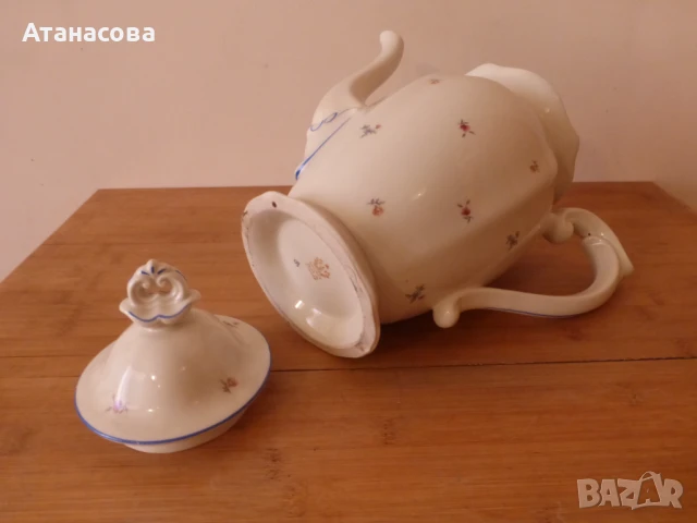 Голяма порцеланова кана за кафе чай 1960 г, снимка 10 - Аксесоари за кухня - 51001999