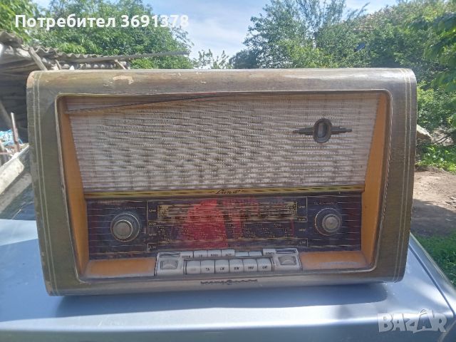 Лампово радио, снимка 6 - Антикварни и старинни предмети - 45492778
