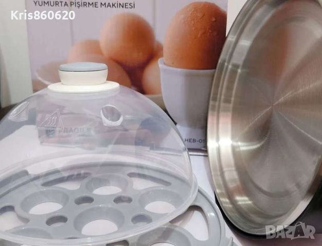 Яйцеварка с капацитет за 7 яйца и мерителна чаша KUMTEL, снимка 2 - Други - 46392347