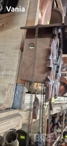 Часовник с кукувица , снимка 6 - Антикварни и старинни предмети - 52639077