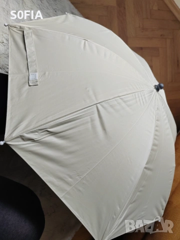 Чадърче за количка ново бежов