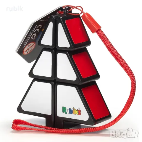 Оригинален магически пъзел Rubik's Christmas Tree 1x2x3 - С цветни пластини, снимка 2 - Игри и пъзели - 47518355