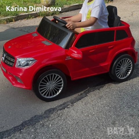 Детски акумулаторен червен джип Mercedes, снимка 5 - Коли, камиони, мотори, писти - 53935983