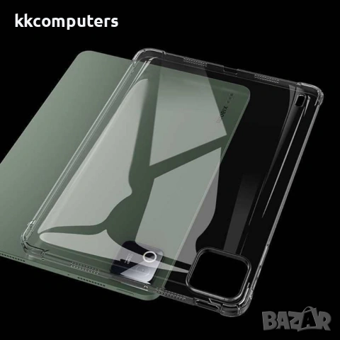 Прозрачен TPU калъф със скрийн протектор от закалено стъкло за Xiaomi Pad 8 / 8 Pro, снимка 4 - Калъфи, кейсове - 54267435