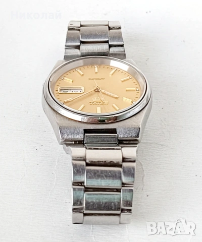 Seiko 5 Сейко 5 - самонавиващ се часовник, запазен, профилактиран, снимка 7 - Мъжки - 53039496