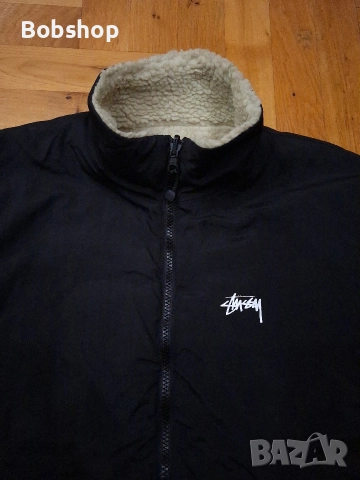 Двулицево мъжко яке Stüssy, снимка 2 - Якета - 52635445