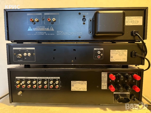 SONY ESPRIT SET DECK TC-K555ES II, TA-F-444ES II,ST-S444ES II, снимка 11 - Декове - 53601483
