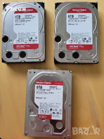 Твърд диск 4 6 8 TB Western Digital Red Pro, снимка 1 - Твърди дискове - 46401239