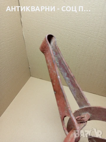 Соц Стар Ръчно Кован Капан Клюса За Животни., снимка 9 - Антикварни и старинни предмети - 50842550