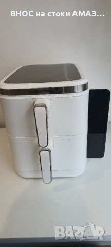ПРОМО НОВ  Еър Фрайър GOURMETMAXX 10L БЯЛ, снимка 7 - Фритюрници - 54128815