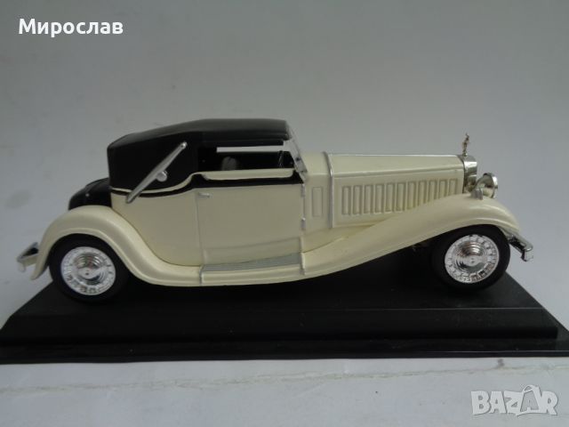 1:43 BUGATTI ROYALE КОЛИЧКА ИГРАЧКА РЕТРО МОДЕЛ, снимка 3 - Колекции - 45418437