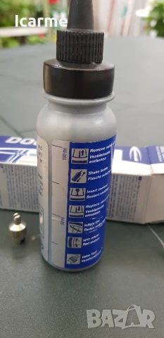  Течност за безкамерни гуми Schwalbe Doc Blue 100ml, снимка 3 - Аксесоари за велосипеди - 50749279