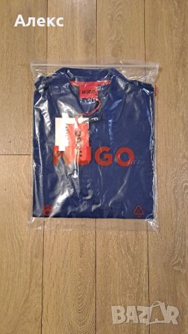 Тениска Hugo Boss с яка , снимка 3 - Тениски - 45528710
